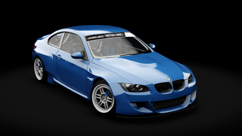 VDC BMW E92 M3 Public 4.0, skin Santorini_Blue