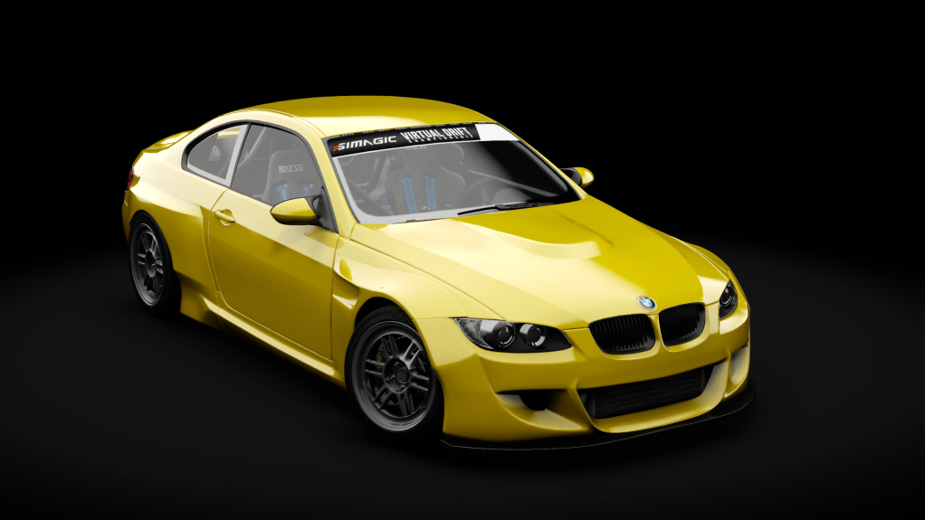 VDC BMW E92 M3 Public 4.0, skin yellow