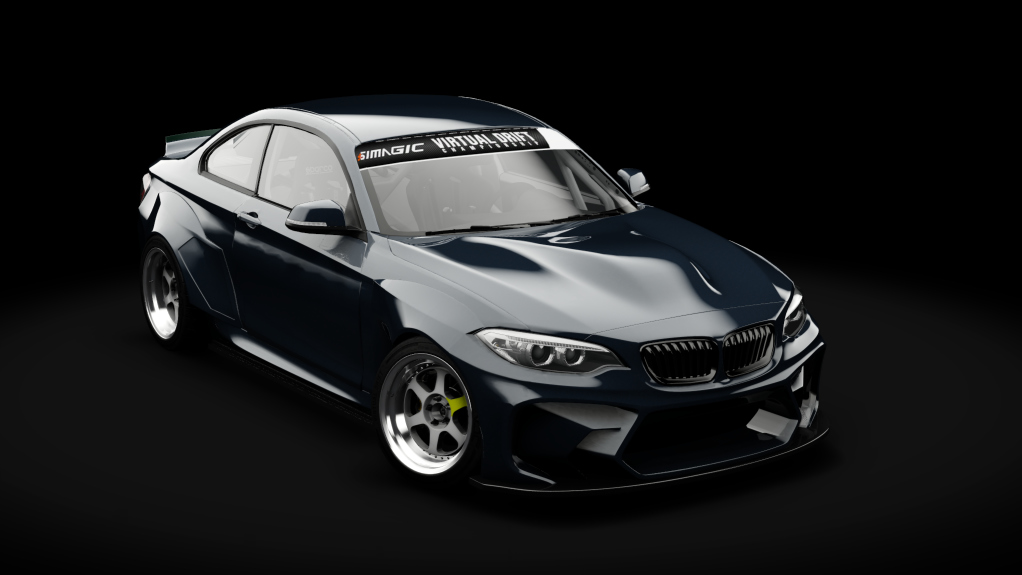 VDC BMW F22 M2 Eurofighter Public 4.0, skin azuritschwarz_metallic