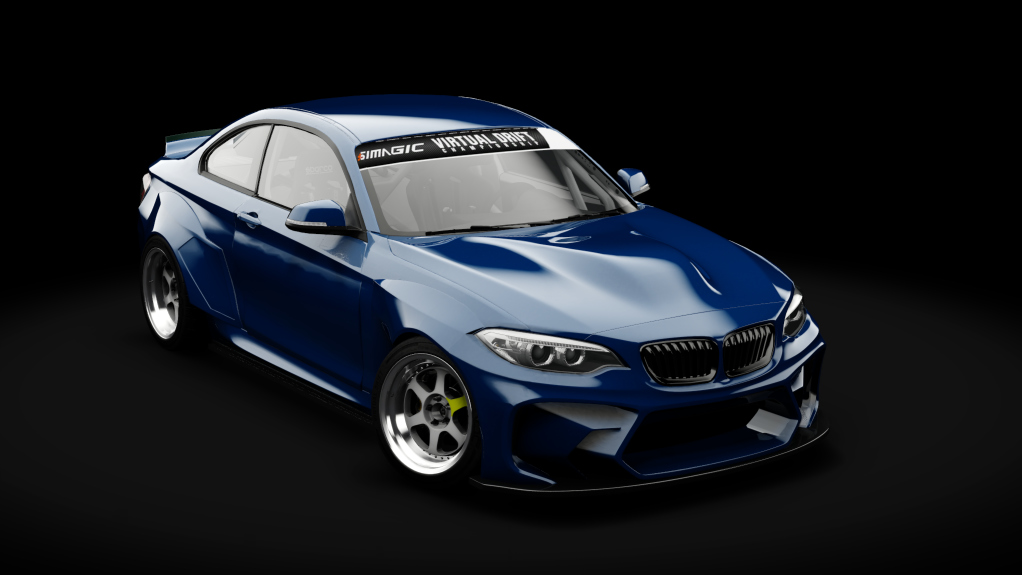 VDC BMW F22 M2 Eurofighter Public 4.0, skin tananit_blue_metallic