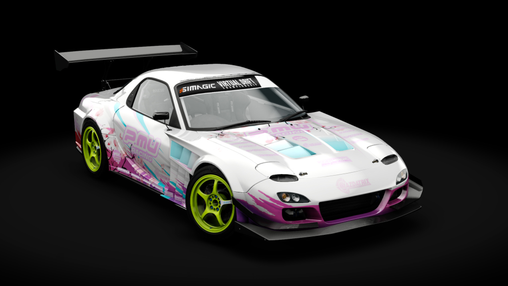 VDC Mazda RX-7 FD3S 20B Public 4.0, skin Andreas Cherry Blossom