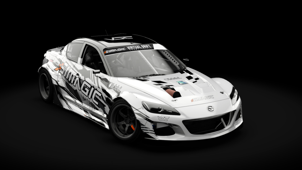 VDC Mazda RX-8 Public 4.0, skin VDC White