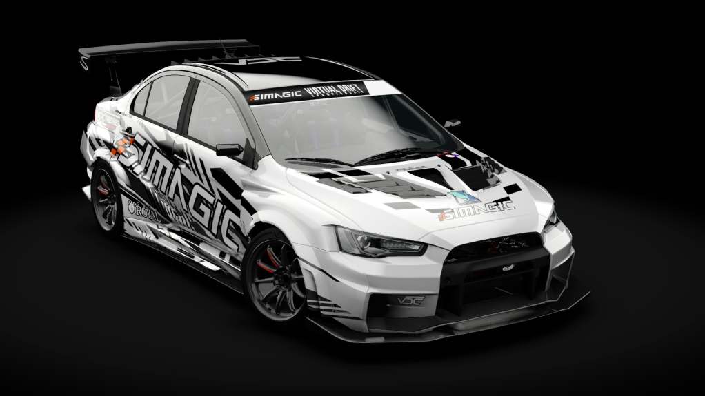 VDC Mitsubishi Evo X Public 4.0, skin VDC White