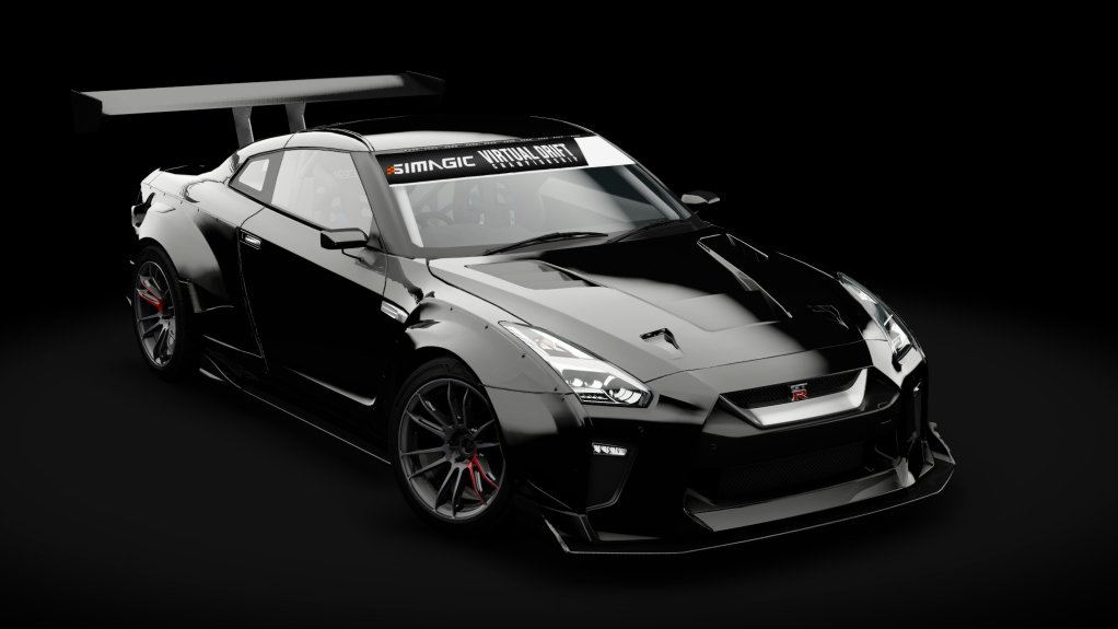 VDC Nissan GT-R R35 DAMD Public 4.0, skin 03_black_pearl