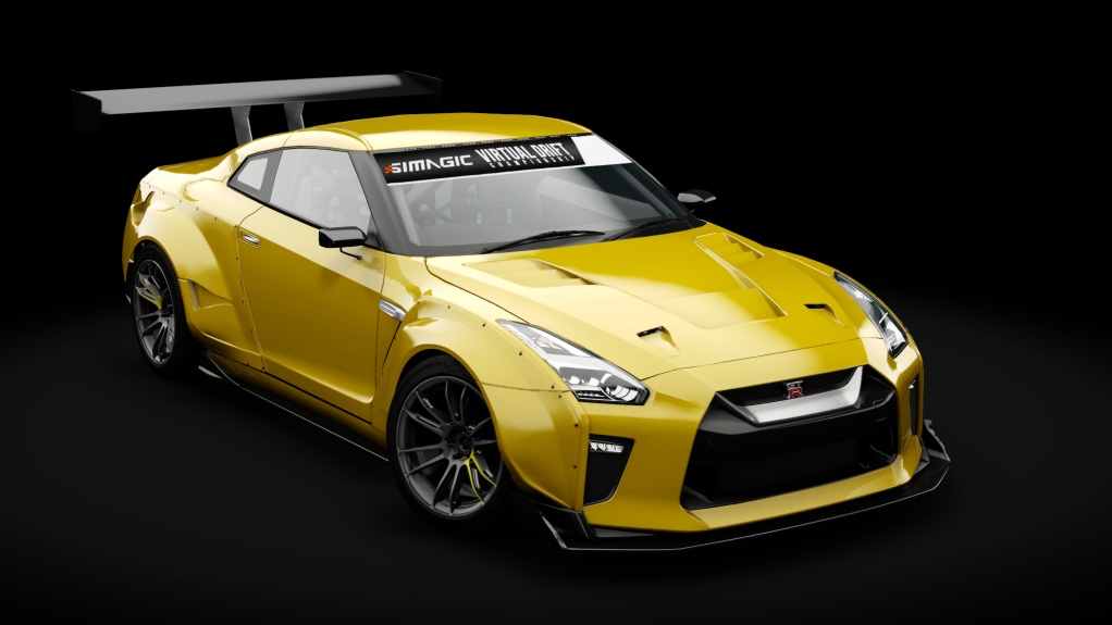 VDC Nissan GT-R R35 DAMD Public 4.0, skin 04_lightning_yellow