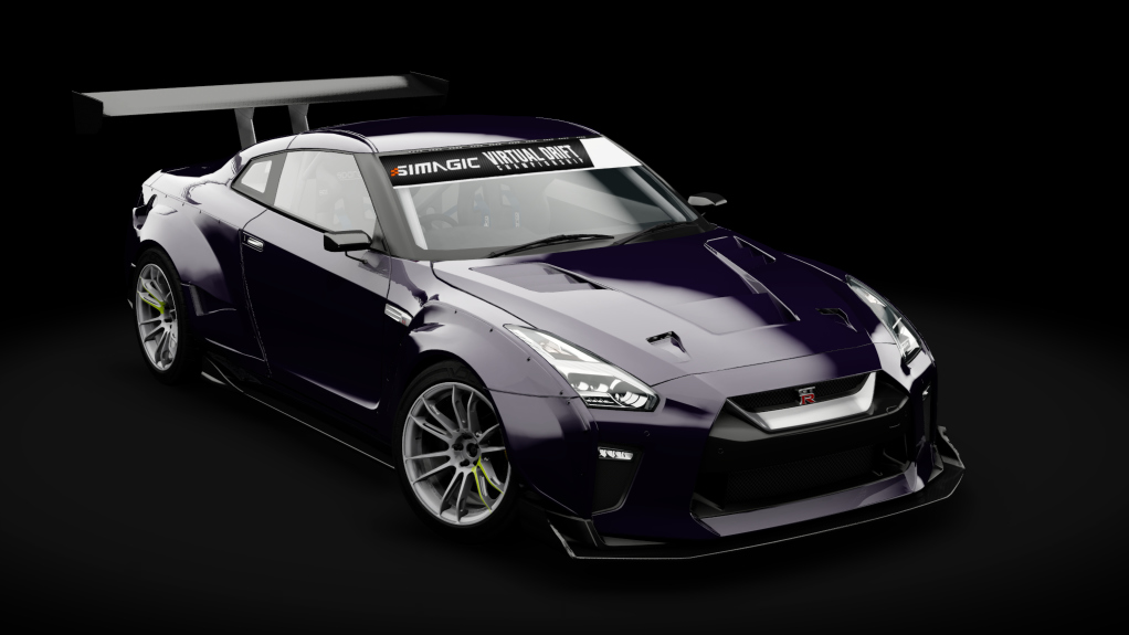 VDC Nissan GT-R R35 DAMD Public 4.0, skin 07_midnight_purple_ii