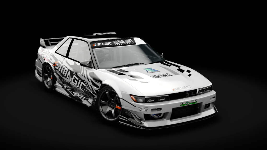 VDC Nissan Silvia PS13 Public 4.0, skin VDC White