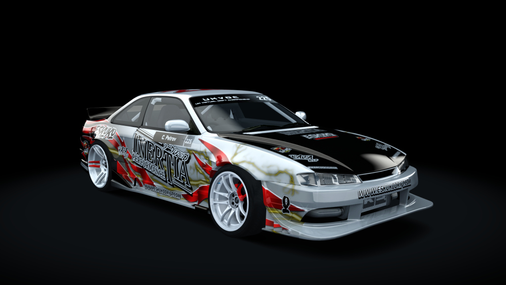 VDC Nissan Silvia S14 Kouki Christian Petrov 2022, skin Eskuko_ukvdc