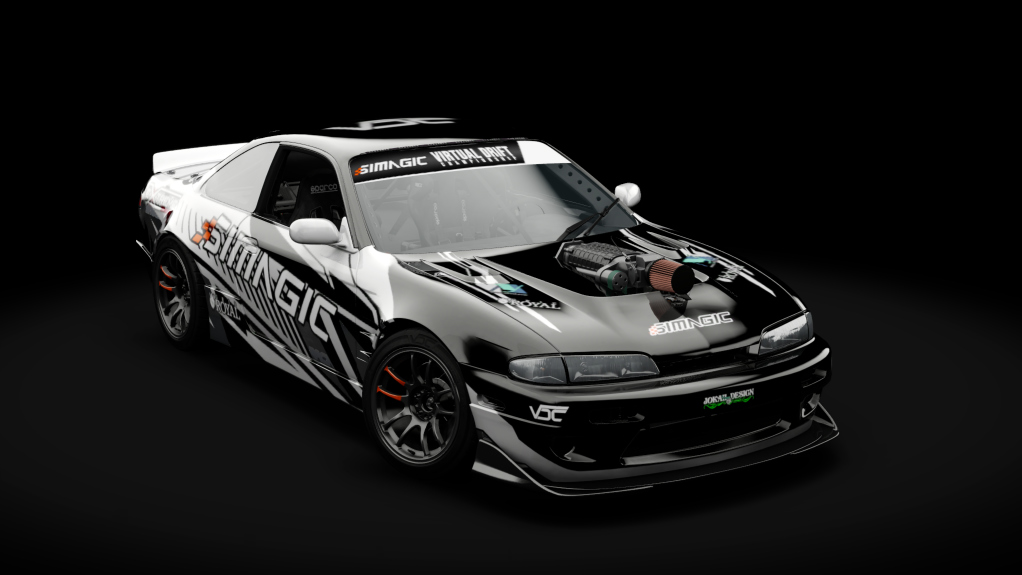 VDC Nissan Silvia S14 Zenki 4.0, skin VDC Black