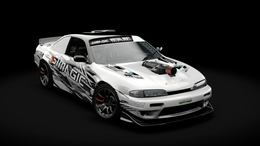 VDC Nissan Silvia S14 Zenki 4.0, skin VDC White