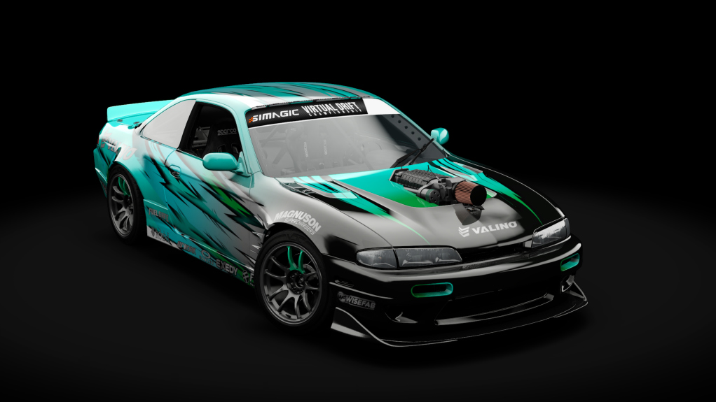 VDC Nissan Silvia S14 Zenki 4.0, skin VDC_Andreas_Turqouise