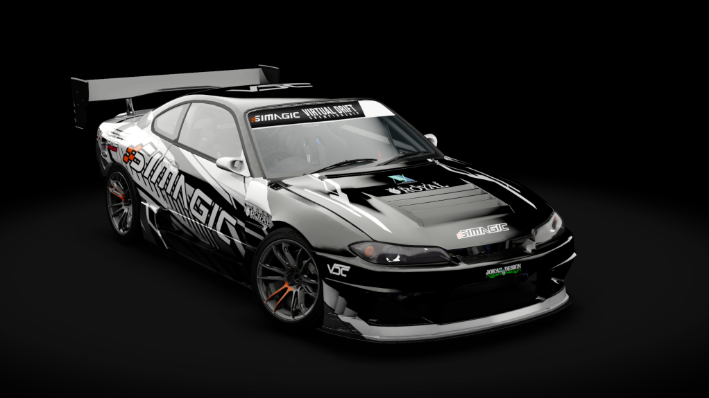 VDC Nissan Silvia S15 Public RB30 4.0, skin VDC Black