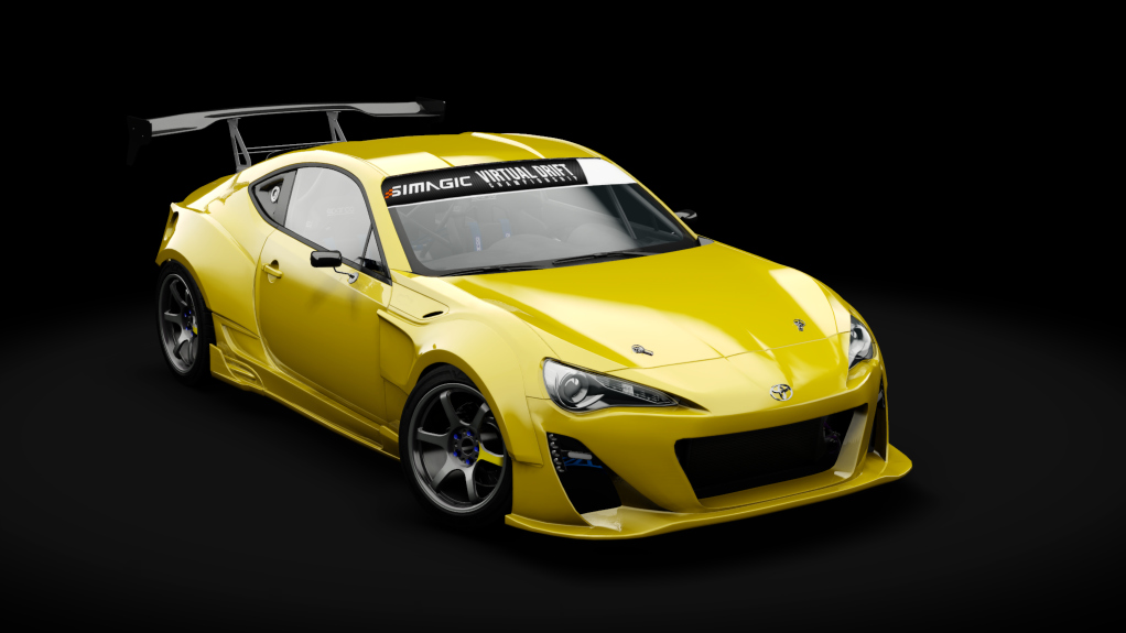 VDC Toyota GT86 Public 4.0, skin yellow