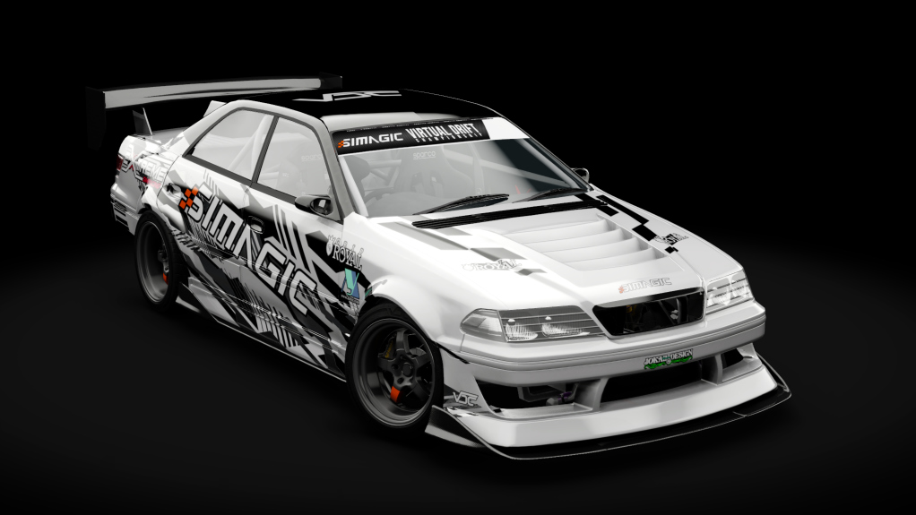 VDC Toyota Mark II JZX100 Public 4.0, skin VDC White