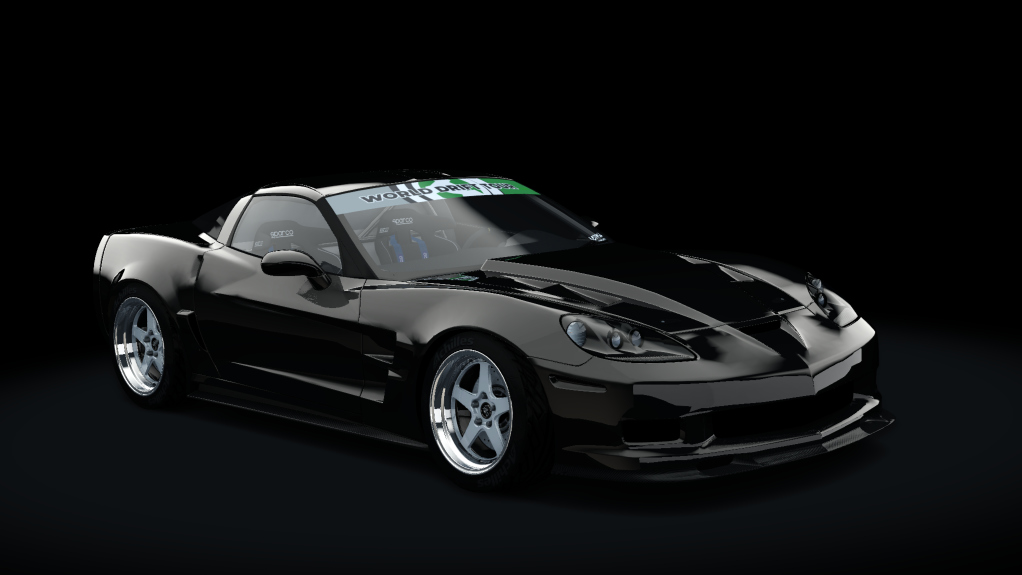 WDT Corvette C6, skin black