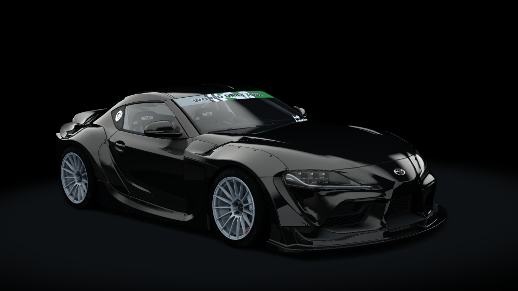 WDT Toyota Supra A90, skin black