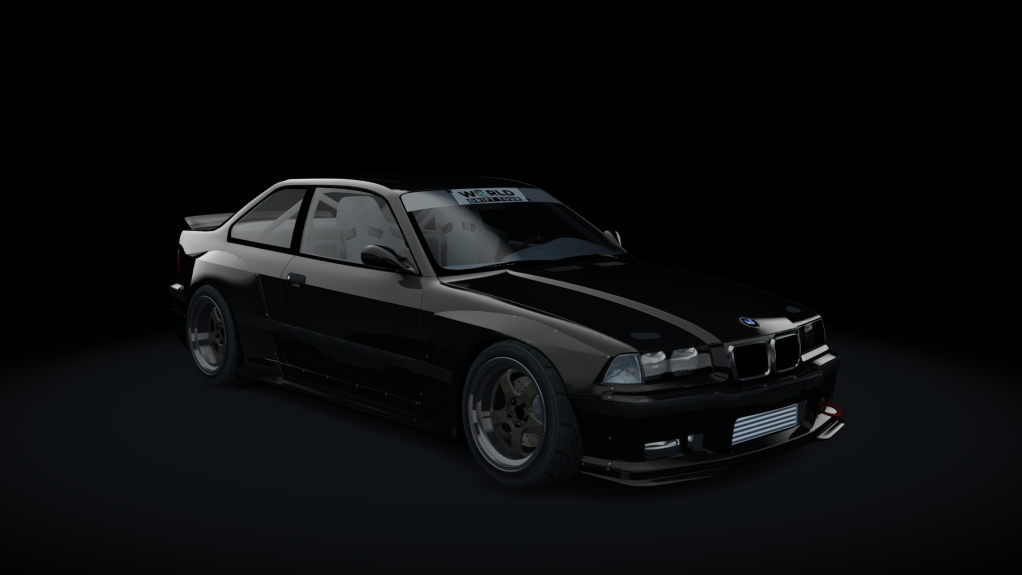 BMW M3 E36 WDT, skin black