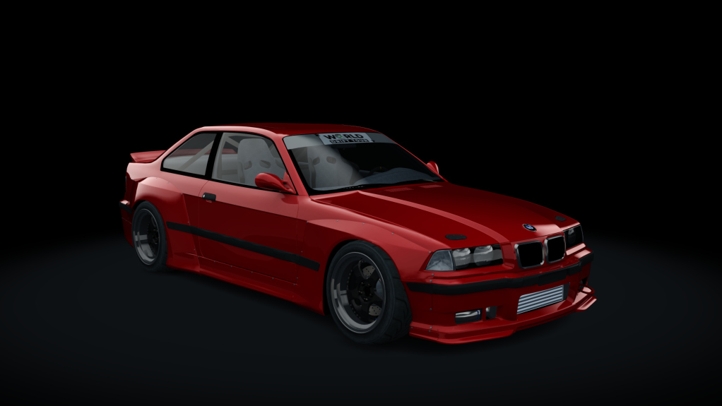 BMW M3 E36 WDT, skin red