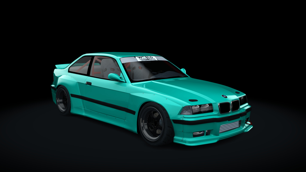 WDT BMW M3 E36 800HP, skin red_mint