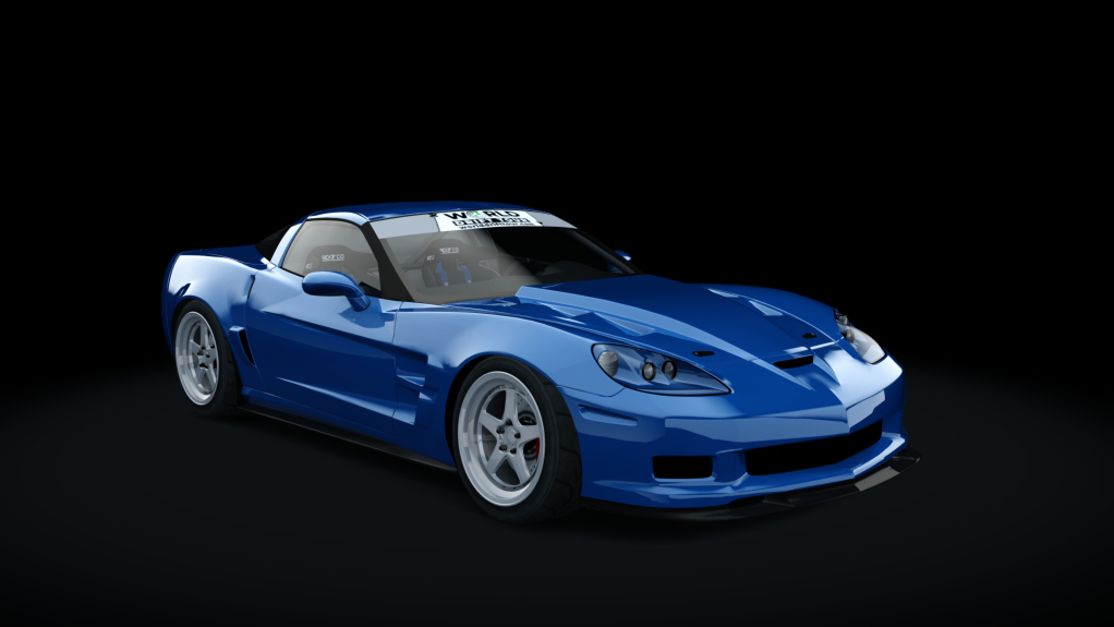 WDT Corvette C6 800HP, skin blue