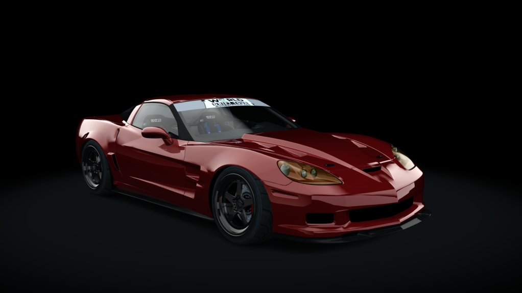 WDT Corvette C6 800HP, skin red