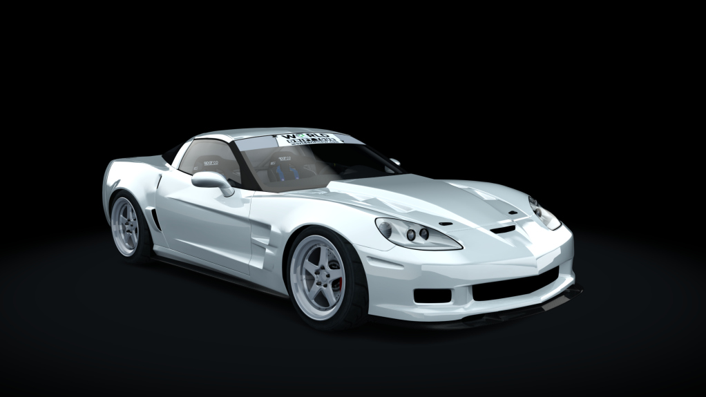 WDT Corvette C6 800HP, skin white