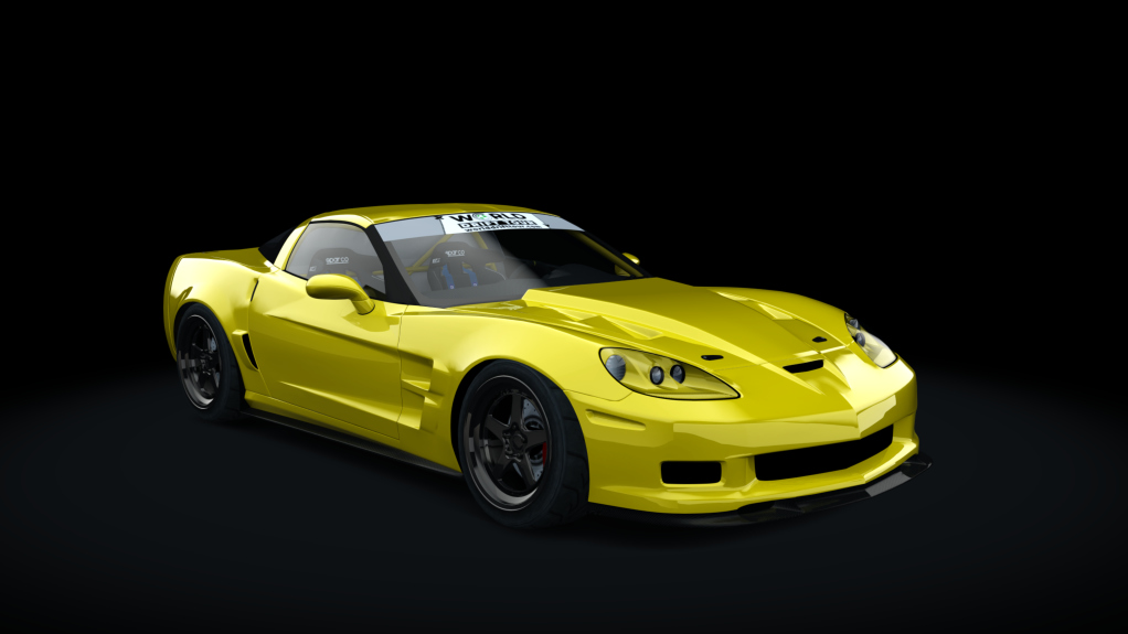 WDT Corvette C6 800HP, skin yellow