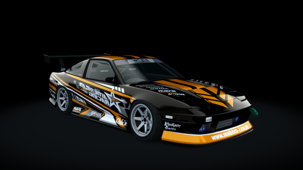 Nissan 180SX WDT, skin american_racing_v2