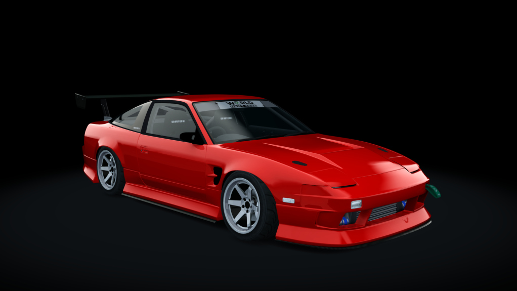 Nissan 180SX WDT, skin red