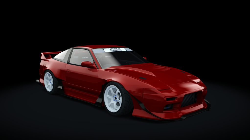 WDT Nissan 180SX 800HP, skin red