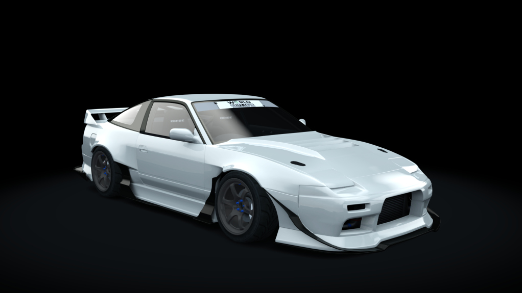 WDT Nissan 180SX 800HP, skin white