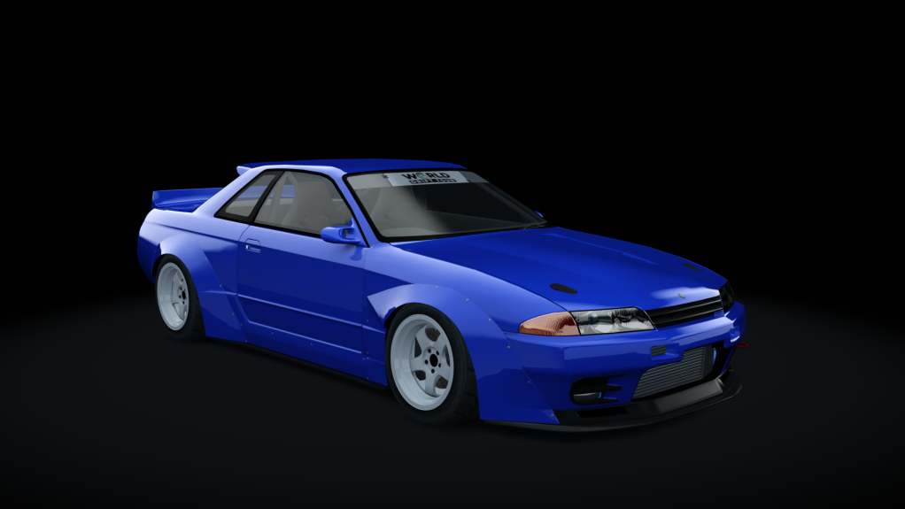 Nissan Skyline R32 WDT, skin blue