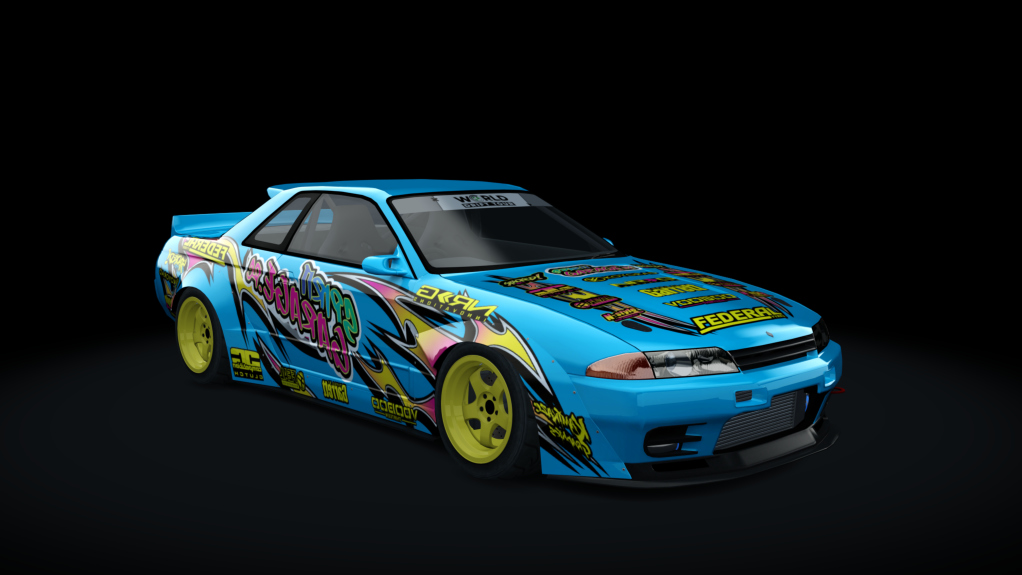 Nissan Skyline R32 WDT, skin spirit_garage