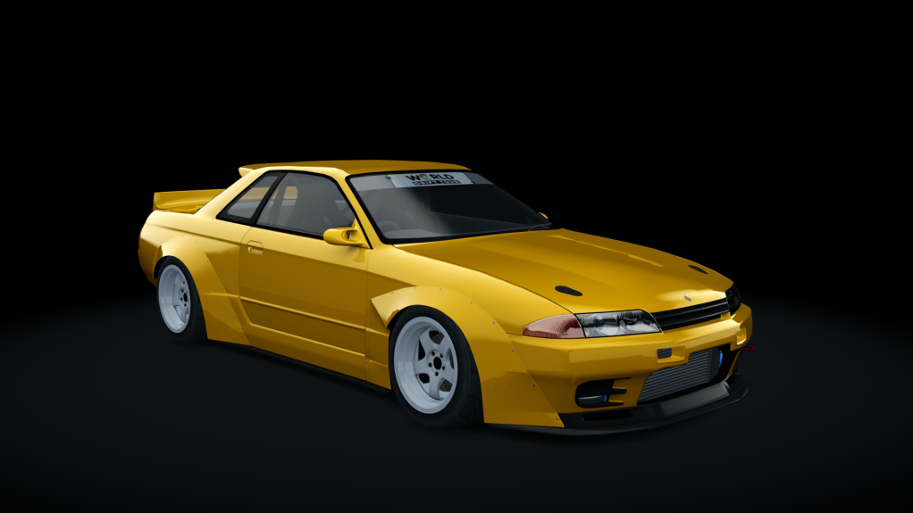 Nissan Skyline R32 WDT, skin yellow