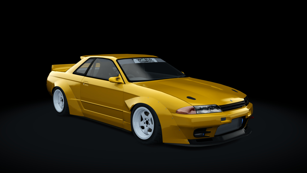 WDT Nissan Skyline R32 800HP, skin yellow