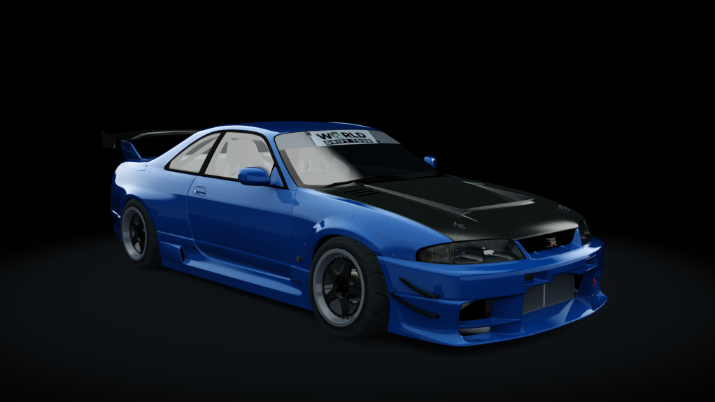 Nissan Skyline R33 WDT, skin blue