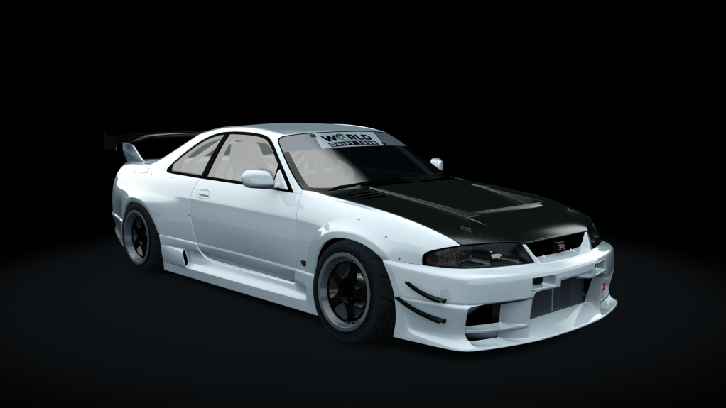 Nissan Skyline R33 WDT, skin white