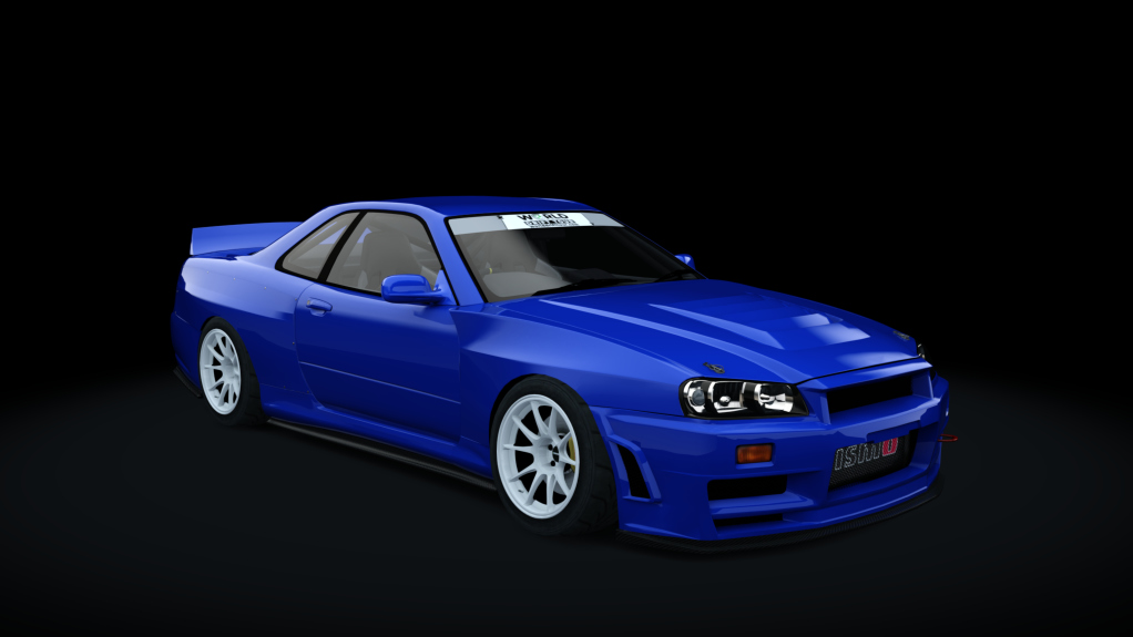 WDT Nissan Skyline R34 800HP, skin blue