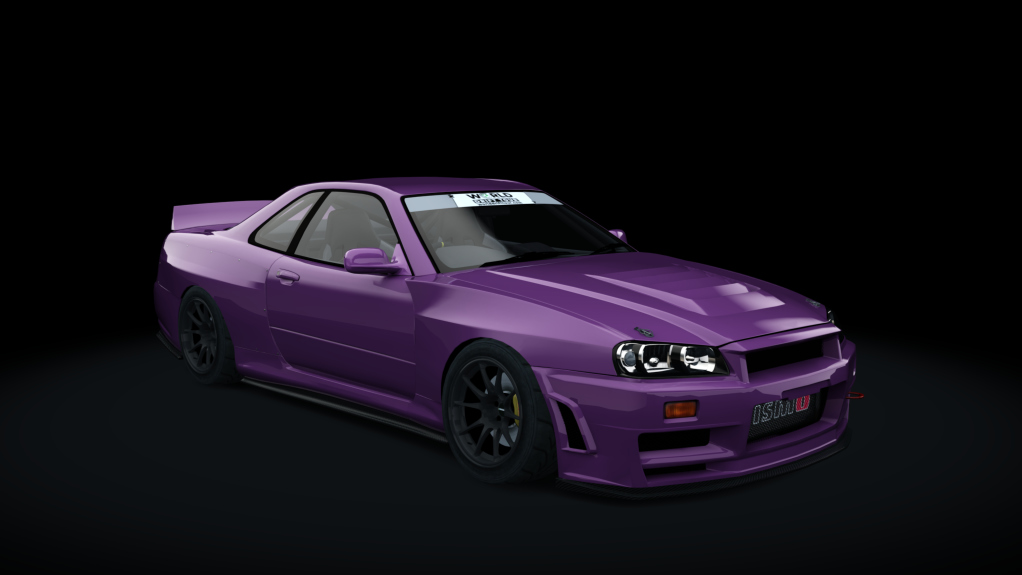 WDT Nissan Skyline R34 800HP, skin purple