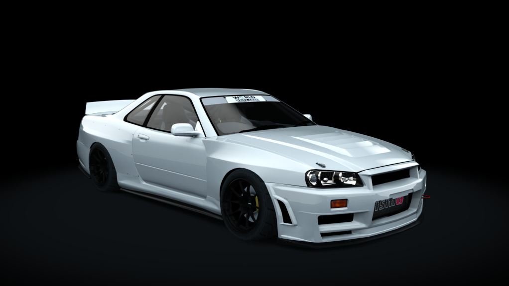 WDT Nissan Skyline R34 800HP, skin white