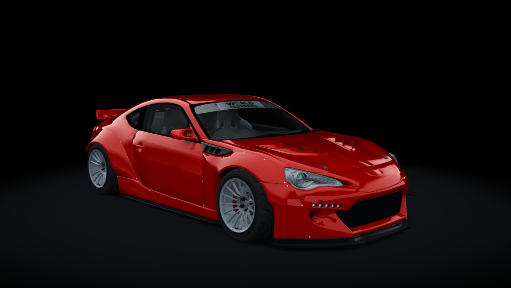 Toyota GT86 WDT, skin red