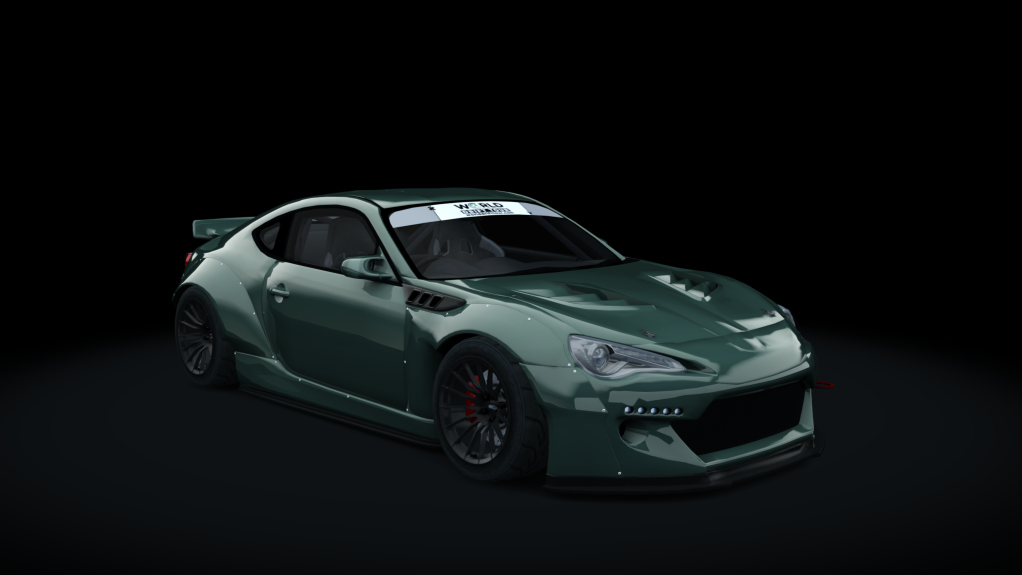 WDT Toyota GT86 800HP, skin green