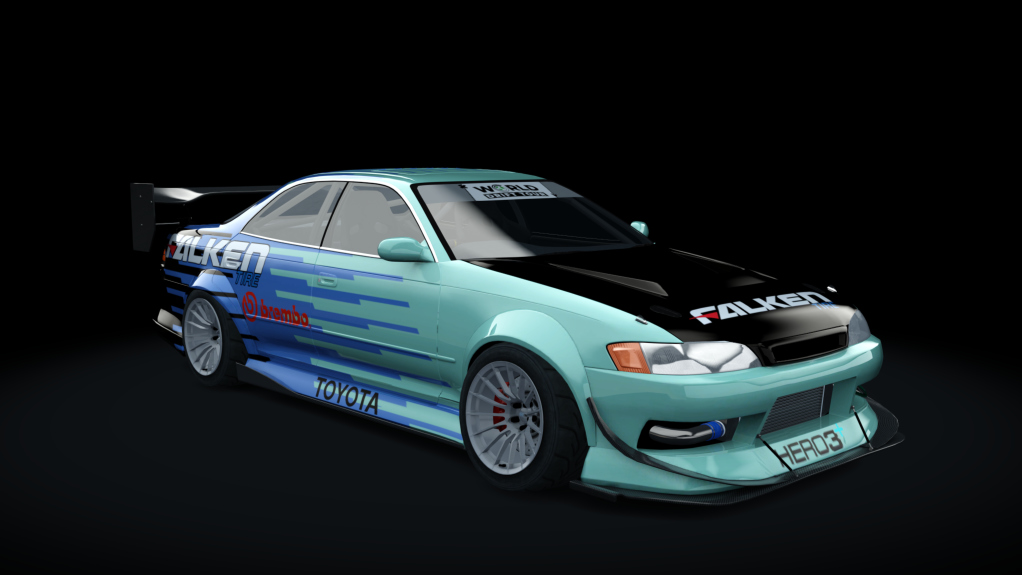 Toyota Mark II JZX90 WDT, skin falken