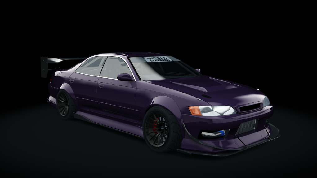 Toyota Mark II JZX90 WDT, skin purple