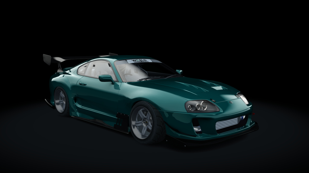 Toyota Supra WDT, skin seagreen