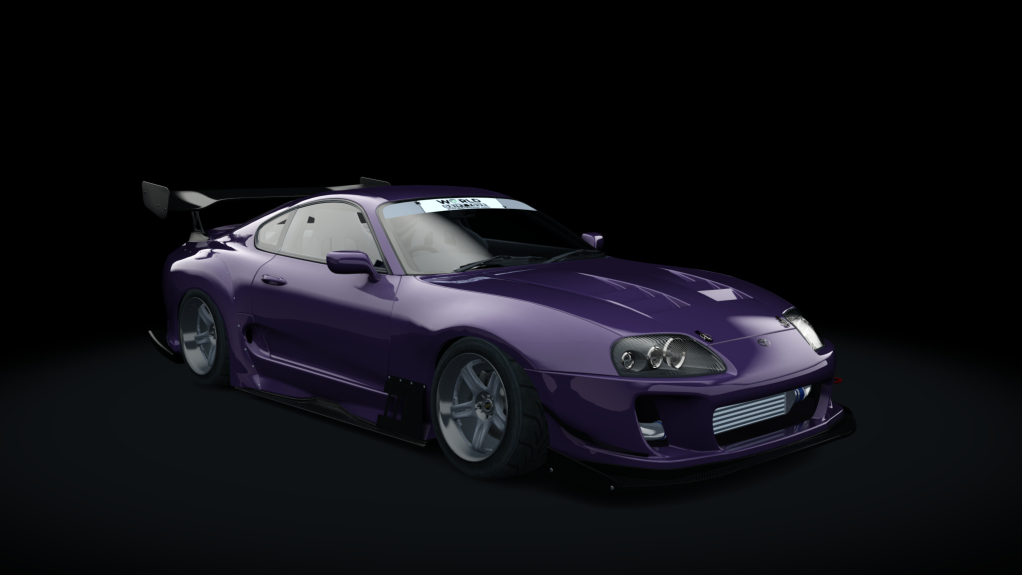 WDT Toyota Supra 800HP, skin purple