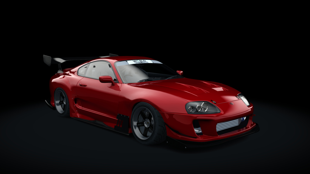 WDT Toyota Supra 800HP, skin red