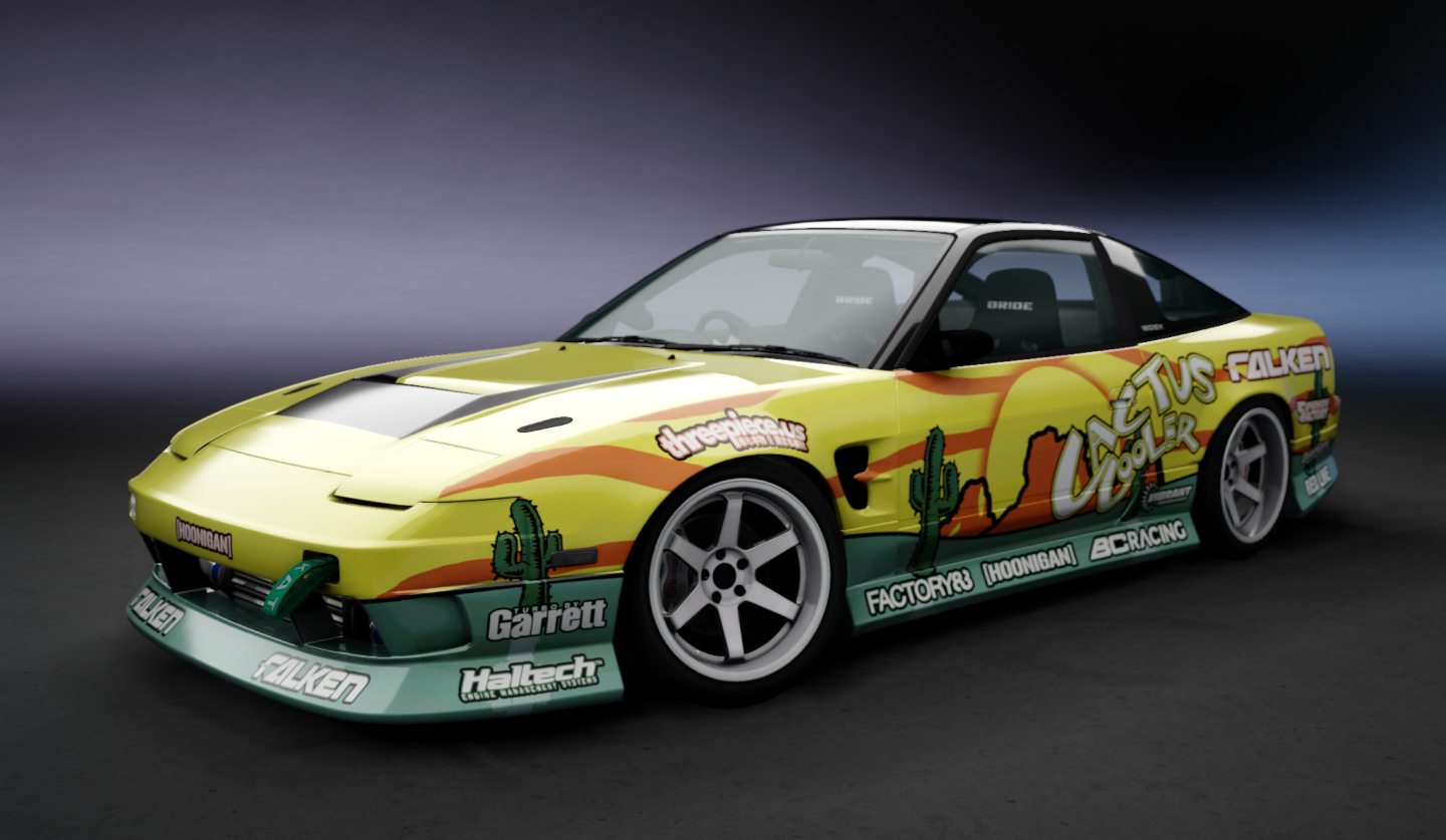 Nissan 180SX WDT Street, skin Cactus Hert