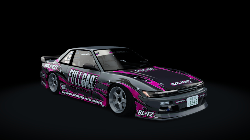 Nissan Silvia S13 WDT Street, skin SquaredDesign FullGas