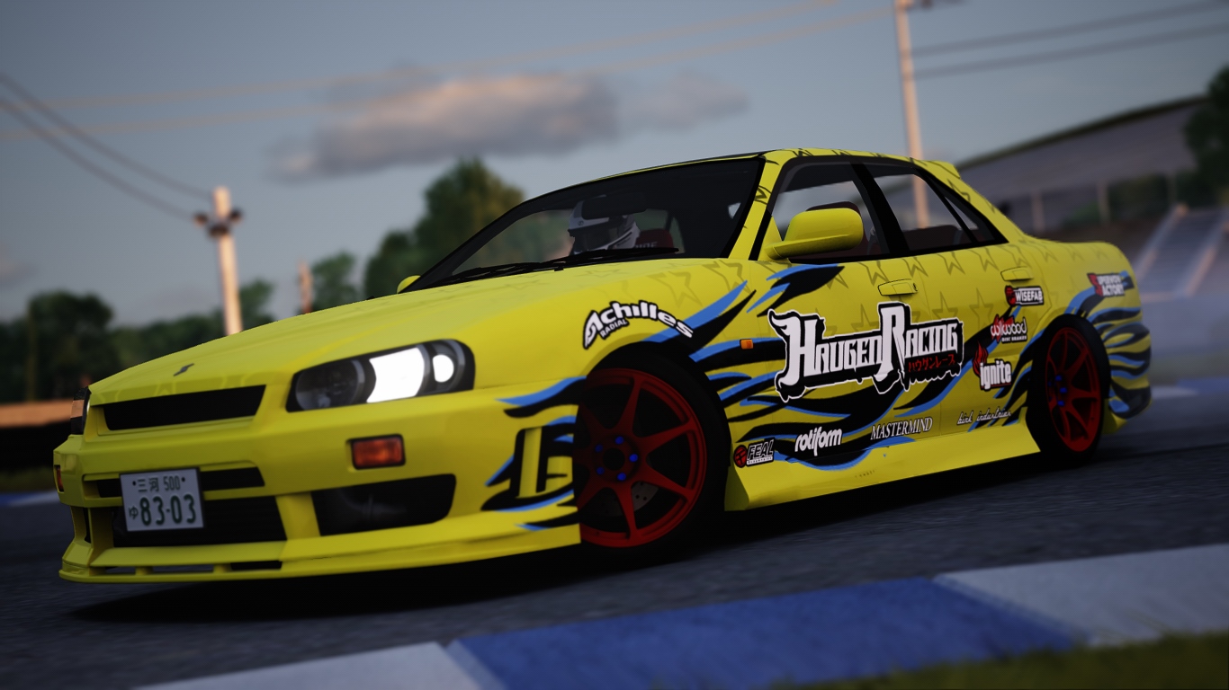 Nissan Skyline HR34, skin Haugen Racing